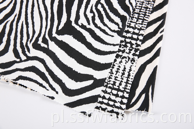 Zebra Stripes Fabric Printing Service